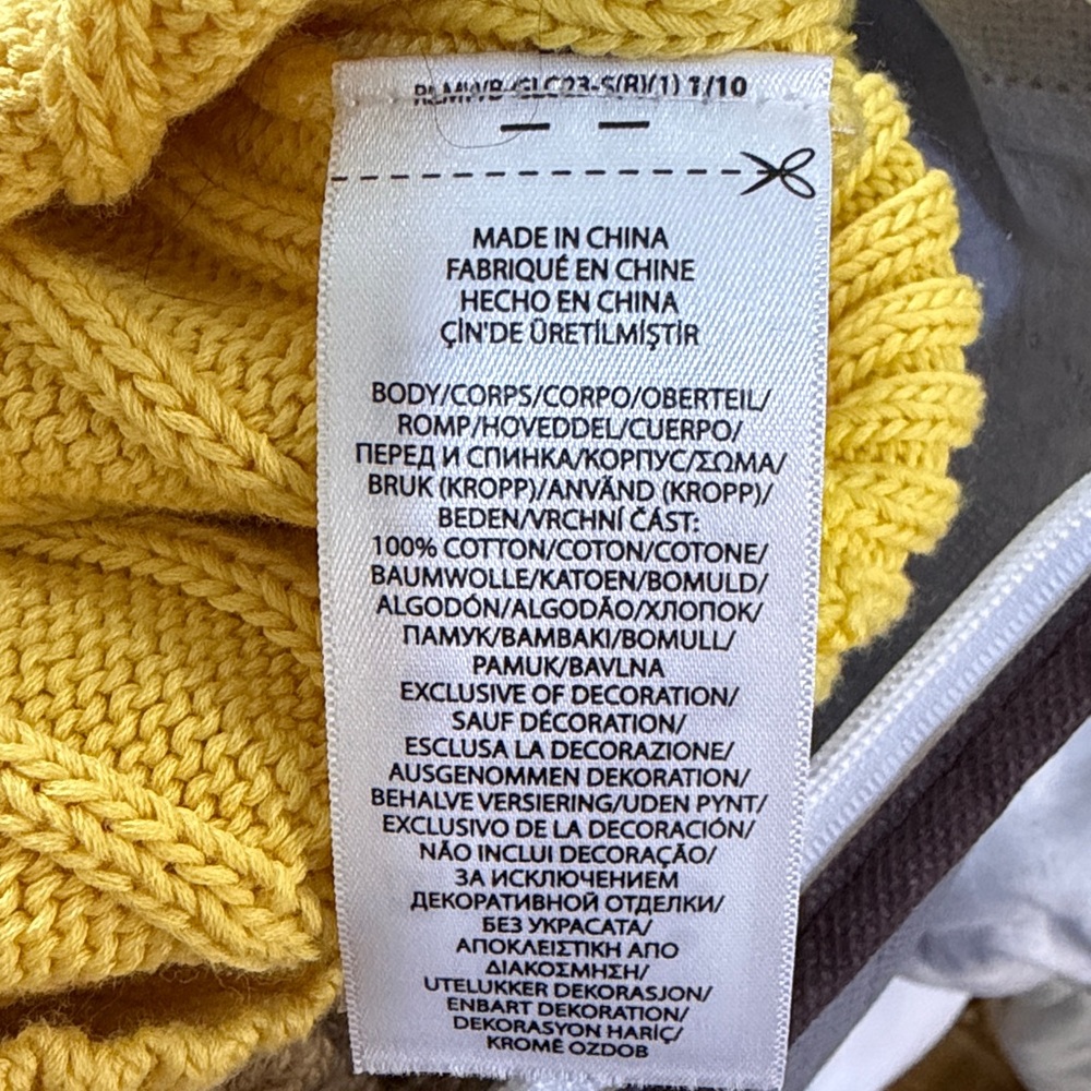 Polo by Ralph Lauren Bright Yellow Cable Knit Sweater - Picture 2 of 2